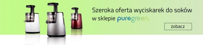 Offer of squeezers in the Puregreen store