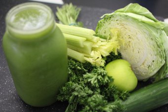healthy white cabbage juice 