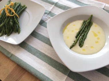 soup cream of white asparagus